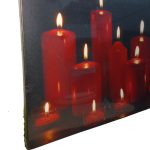 Quadro Arranjo Velas C 4 Leds 40X30 - Imagem 3