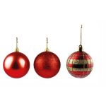 Bola Tb Cristal 6Cm 6Pcs Verme - Imagem 2