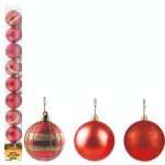 Bola Tb Cristal 5Cm 9Pcs Verme