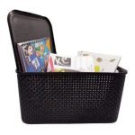 Mini Caixa Rattan 7 L - Preta - Imagem 5