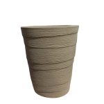 Vaso Coluna Redonda Degrau Pp REF98 28x25x25cm