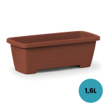 Vaso  Retangular P 1,6 Litros - Terracota - Imagem 2