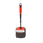 ESCOVA SANITARIA COM SUPORTE TAM UNICO VERMELHO/ CINZA - Imagem 2