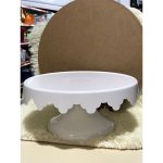 Suporte P/ Bolo Pequeno 28Cm - Branco