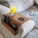 Suporte P/Braco Sofa Porta Controle Madeira