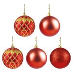 Bola Tb Diamante 7Cm 5Pcs Verm - Imagem 4