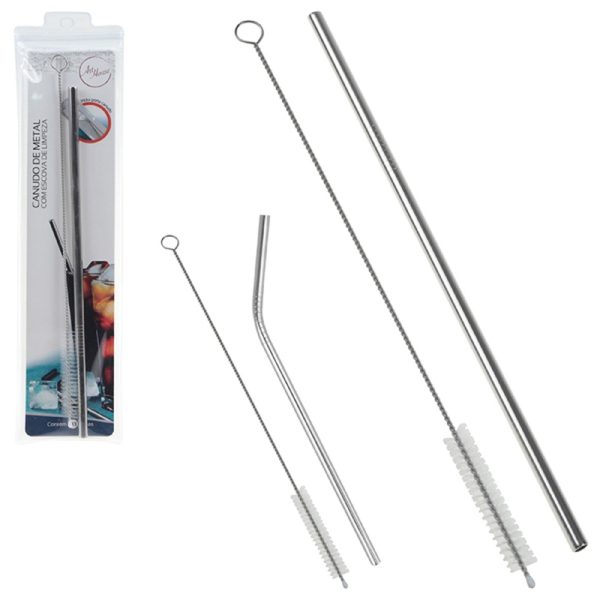 Canudo Inox C/Escova+Embal P/T