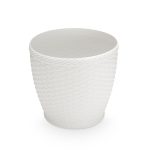 Vaso Rattan Grande Branco 22 Litros - Imagem 2