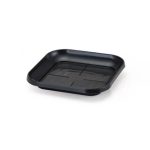 Prato De Vaso Quadrado Grande Preto - Imagem 5