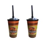 Copo Fest 400 Ml C/ Tampa E Canudo - Dinossauro - Imagem 2