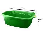 Tacho Multiuso De Plastico Retangular N 11 Com Alça - Imagem 3