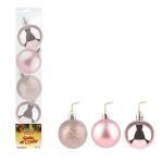 Bola Tb Lisa 8Cm 5Pcs Rose