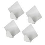 Cabide Auto Colante Inox  c/4 un Losango mg2809 7892017108519 - Imagem 3