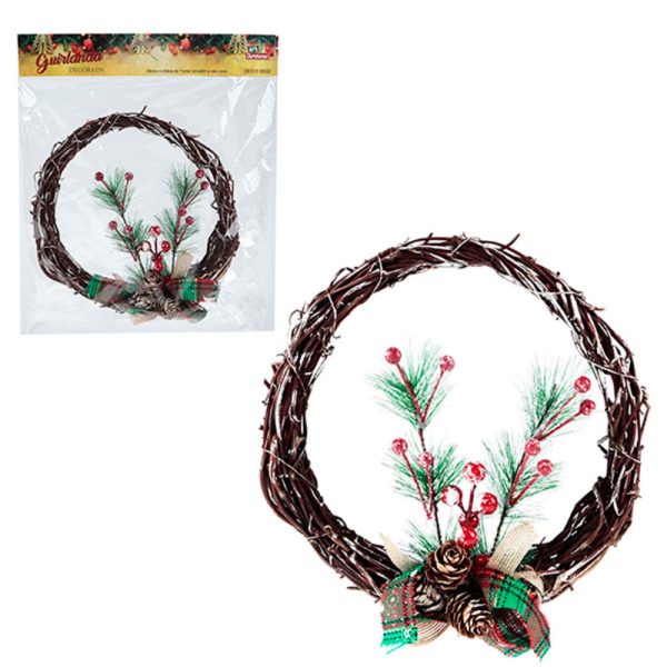 Guirlanda Decorada 25*28Cm