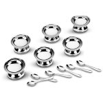 1-683 Conjunto Sobremesa Inox Com Pedestal 12Pcs 7898901928836 - Imagem 3