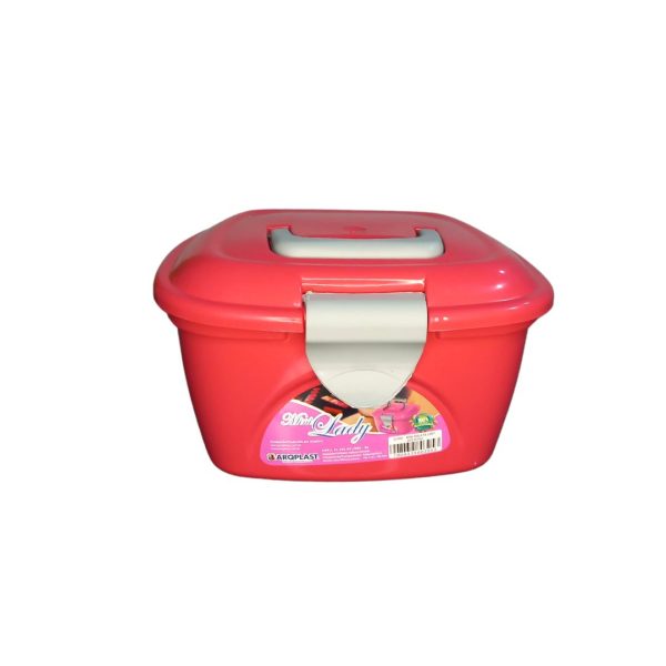 MINI MALETA LADY BOX ROSA - 7 - COLETA SELETIVA