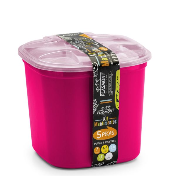 Kit Mantimentos 5 Pcs Color - Plasmont
