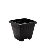 Vaso  Quadrado G 11L - Preto