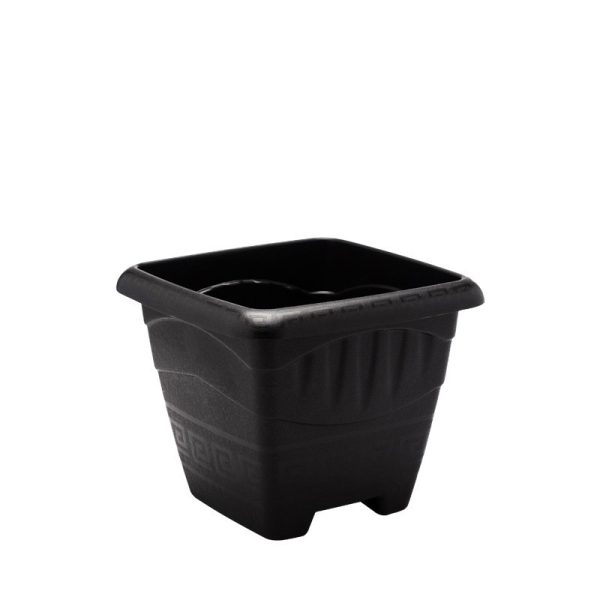 Vaso  Quadrado G 11L - Preto
