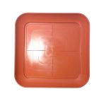 PRATO DE VASO EXTRA G QUADRADO TELHA - Imagem 2