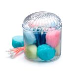 Porta Algodao E Cotonetes Cristal - Imagem 2