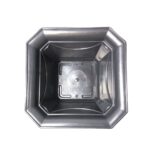 Vaso Cachepot Quadrado Black 3 Plasmarc 17x17x18cm – Design Moderno - Imagem 4