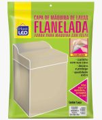 Capa Para Maquina De Lavar Flanelada Lisa - Imagem 3