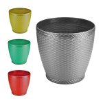 Vaso Rattan  M2 0,75Litros Rosa Bebe