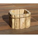 Cachepot 11X11Cm Madeira Cafe - Imagem 5