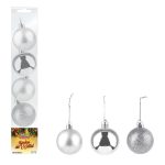 Bola Tb Lisa 8Cm 5Pcs Prata - Imagem 2