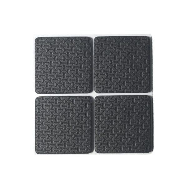 Conjunto de 4 Adesivos Protetores Quadrados de EVA 4x4cm