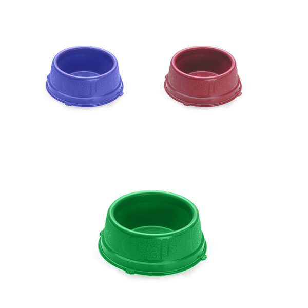 Comedouro Redondo De Plastico Para Pets Pequeno