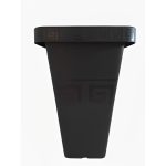 Vaso Grego Quadrado P 13L - Preto - Plasmont - Imagem 4