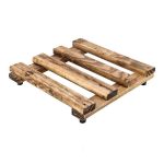 Suporte Vaso 02 Madeira 30 Cm