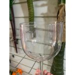 Taça Para Gin De Acrílico Para Festa 600ml - Transparente, Dourada - Imagem 2