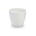 Vaso Para Planta Rattan Redondo Pequeno 4,6 Litros - Imagem 3