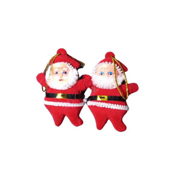 ENFEITE PAPAI NOEL 6 cm C/2 1105N B