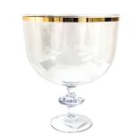 Taca Americana S/Tampa1.250 L C/ Borda Dourada -