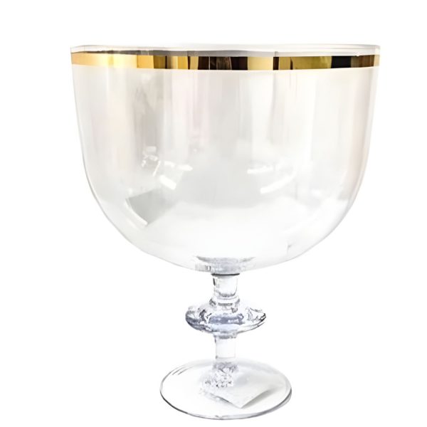 Taca Americana S/Tampa1.250 L C/ Borda Dourada -