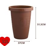 Vaso Grego Redondo 32 Litros - Terracota - Imagem 3