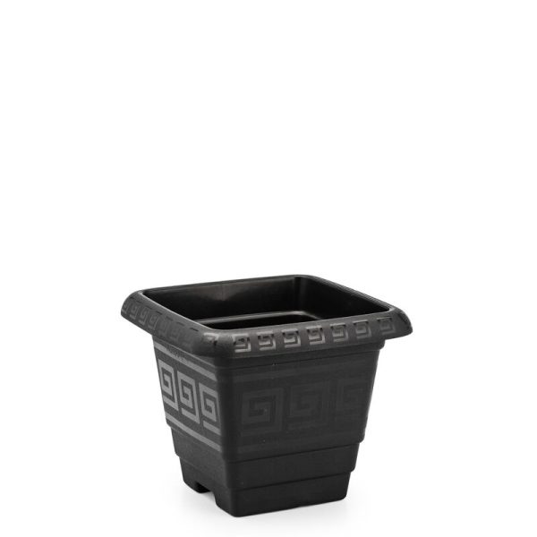 Vaso Quadrado P 2,1 L - Preto