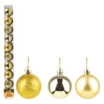 Bola Tb Lisa 5Cm 10Pcs Dourada