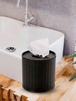 Porta Rolo De Papel Higienico Rattan - Imagem 4