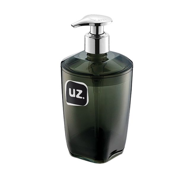 PORTA SABONETE LIQ. PREMIUM PRETO TRANSLUCIDO