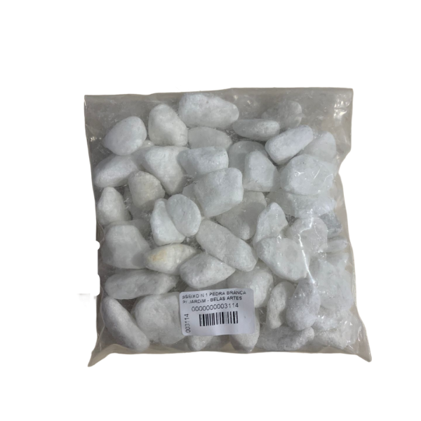 Seixo N 1 Pedra Branca P/ Jardim - Belas Artes