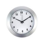 Relogio Officee 27Cm Prata Branco - Imagem 2