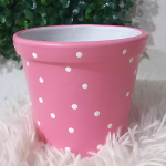 Vaso Violeta Bolinha A10 X B12,5 Cm - Imagem 2