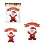 Enfeite Tecido Com Placa 19Cm