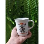 Caneca Americana Branca Dec Namorados - Hr Porcelanas - Imagem 4