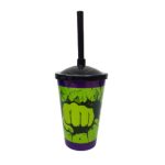 Copo Fest 400 Ml C/ Tampa E Canudo - Esmaga